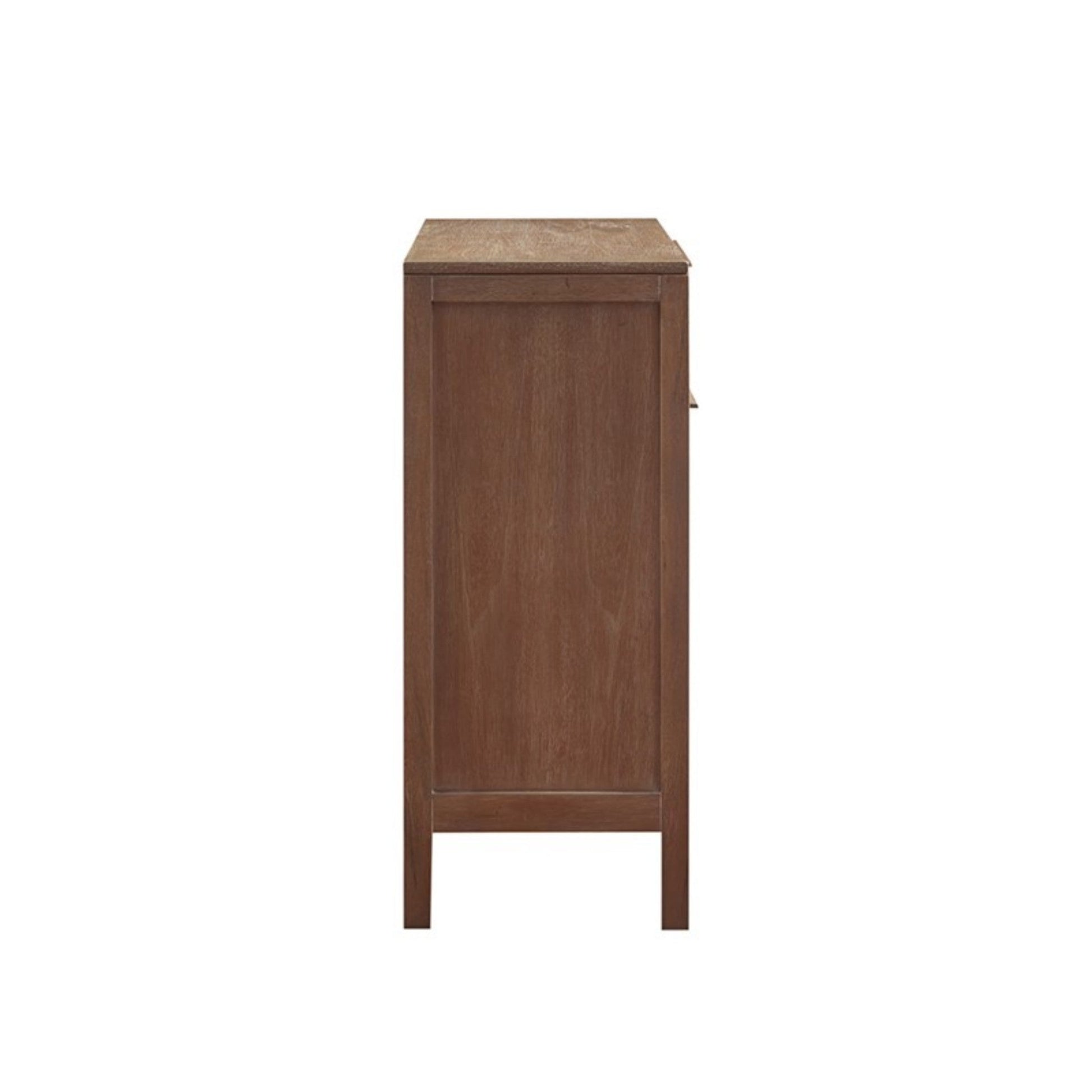 Palisades 2 Door Woven Accent Chest with Cane Webbing and Reclaimed Wood Finish - 1st Choice Furniture Direct