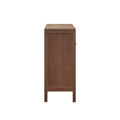 Palisades 2 Door Woven Accent Chest with Cane Webbing and Reclaimed Wood Finish - 1st Choice Furniture Direct