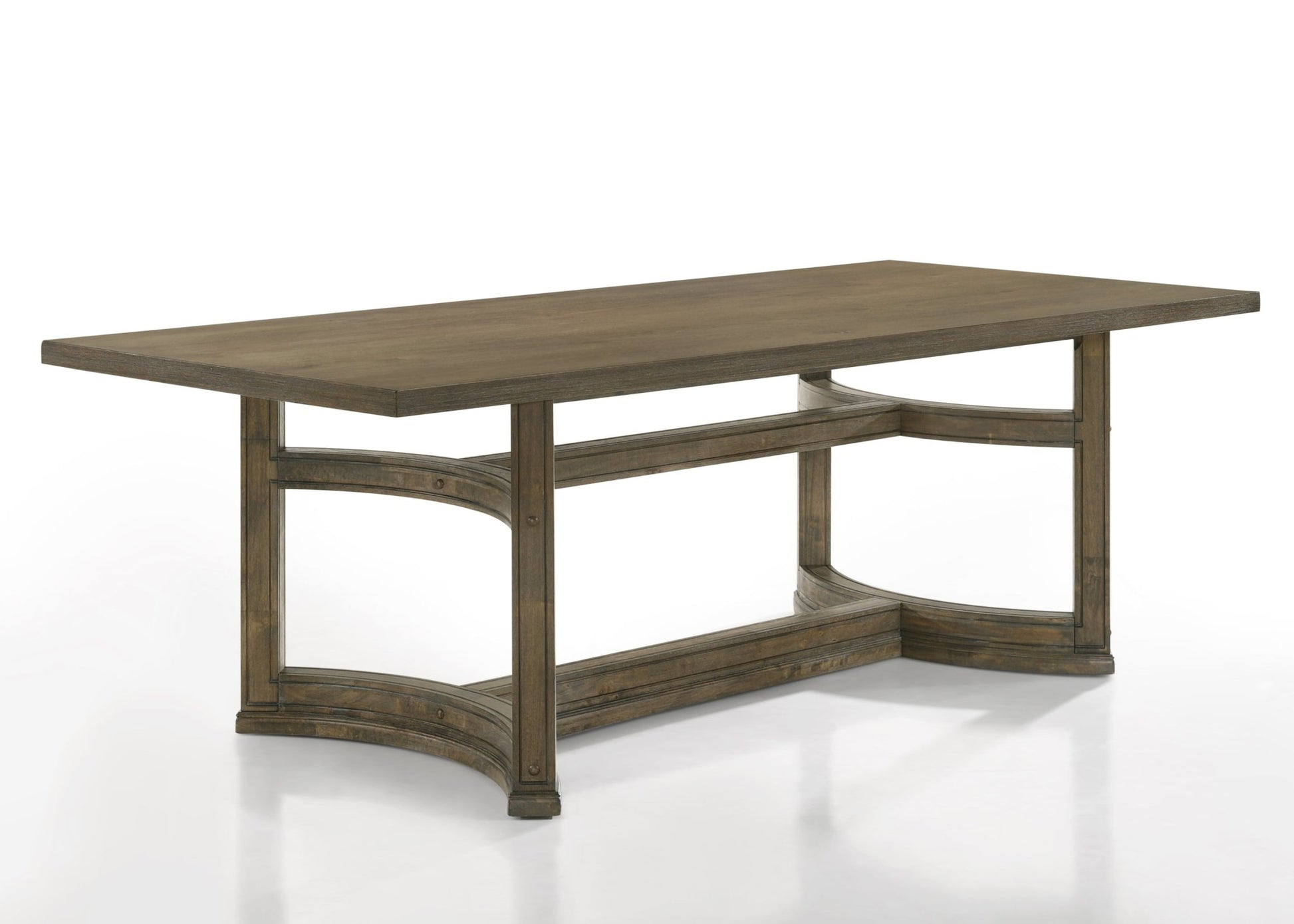 Parfield Weathered Oak Finish 7PCs Dining Room Set - 1st Choice Furniture Direct