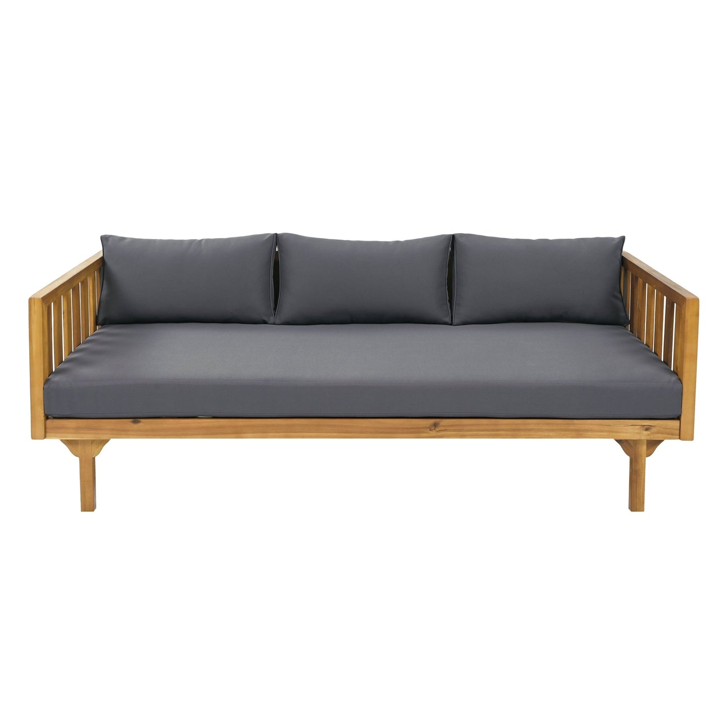PATIO FURNITRE SETS : CLAREMONT 3 SEATER DAYBED + ACACIA WOOD TABLE - 1st Choice Furniture Direct