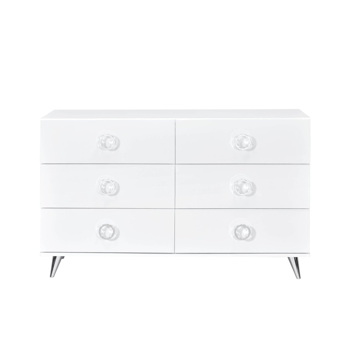Perse White Finish Dresser - 1st Choice Furniture Direct