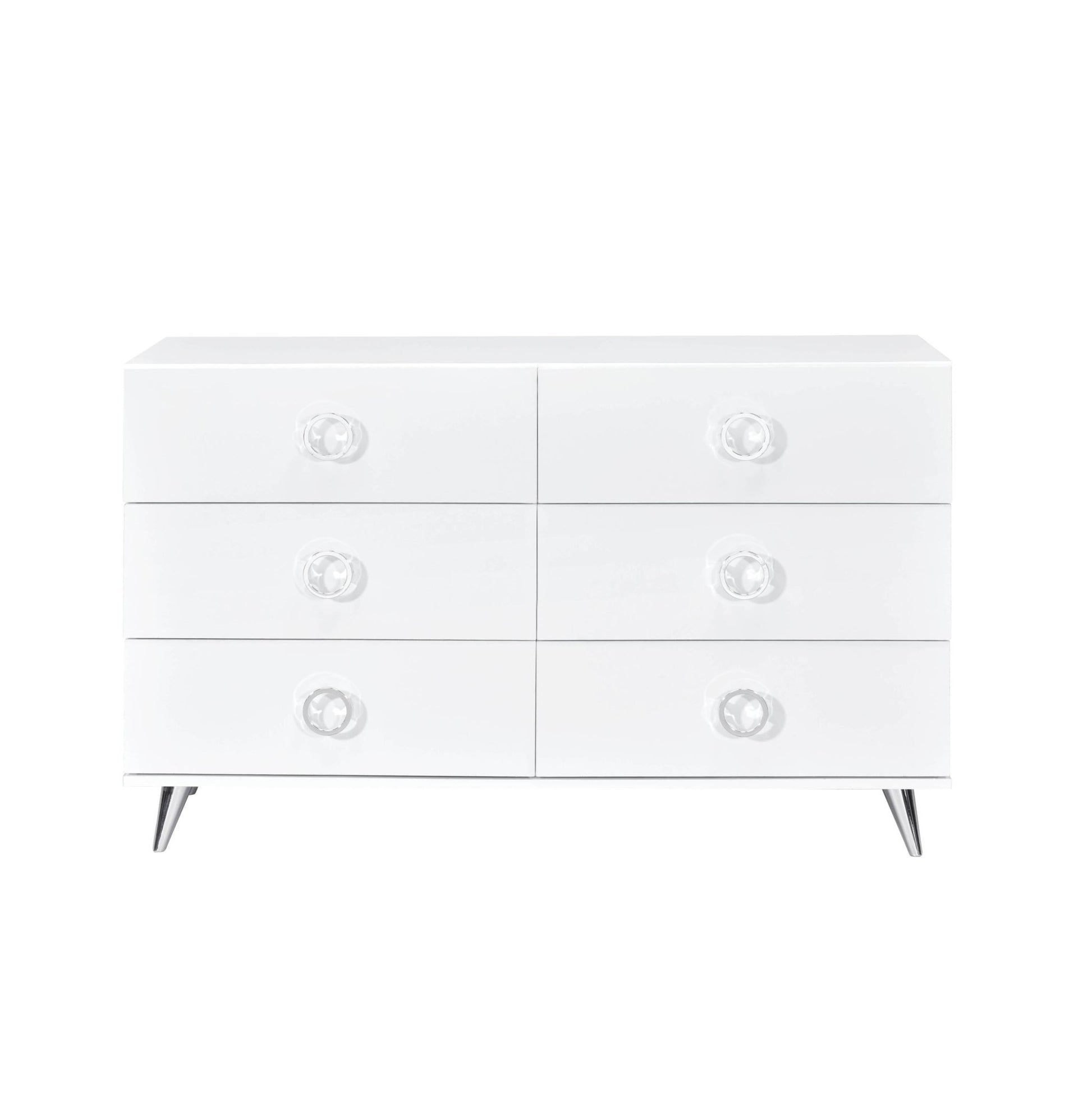 Perse White Finish Dresser - 1st Choice Furniture Direct