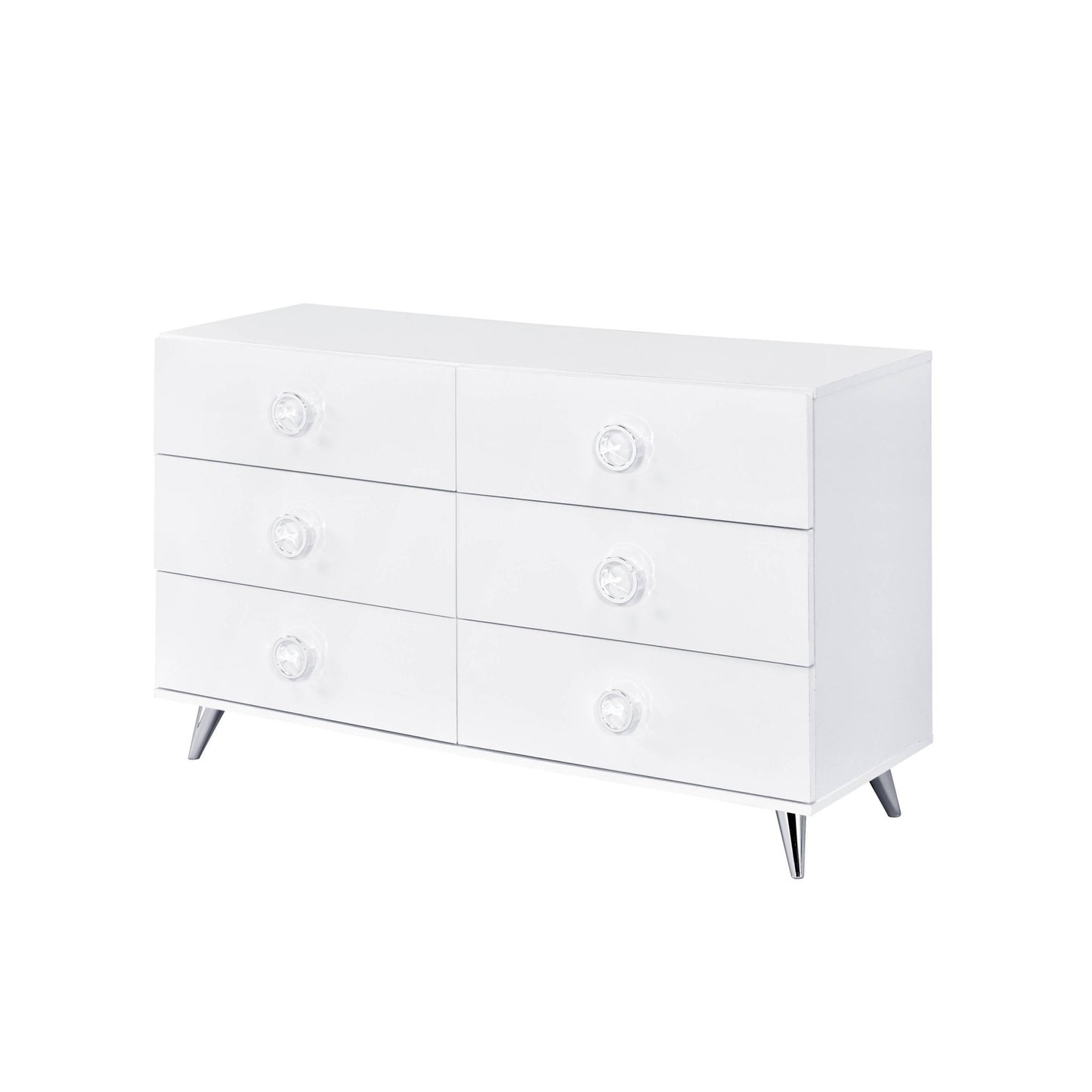 Perse White Finish Dresser - 1st Choice Furniture Direct