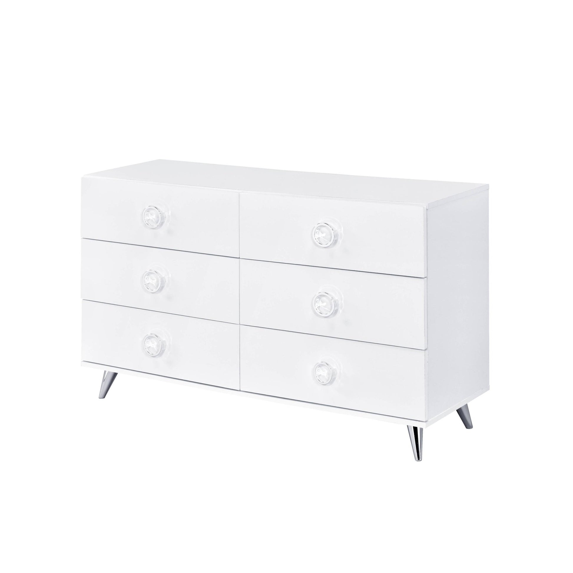 Perse White Finish Dresser - 1st Choice Furniture Direct