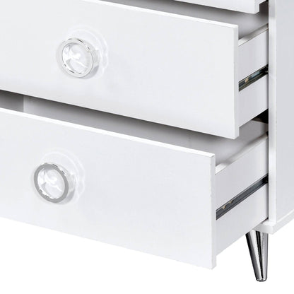 Perse White Finish Dresser - 1st Choice Furniture Direct