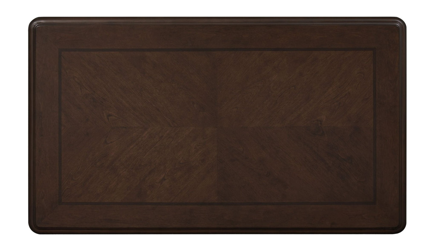 Pierce Cherry Finish Coffee Table - 1st Choice Furniture Direct