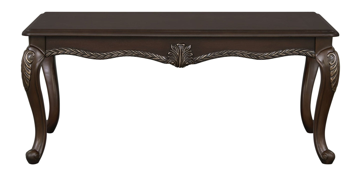 Pierce Cherry Finish Coffee Table - 1st Choice Furniture Direct