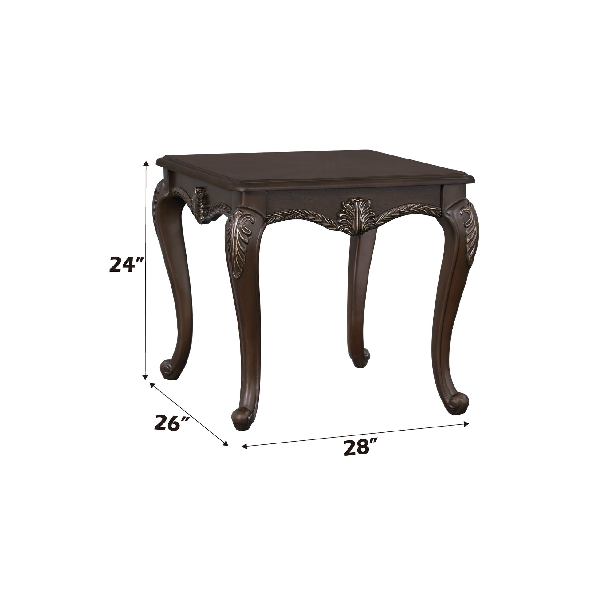 Pierce Cherry Finish End Table - 1st Choice Furniture Direct