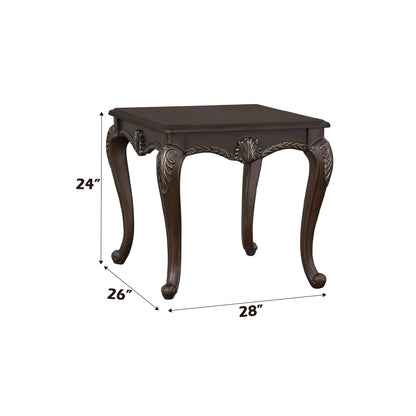 Pierce Cherry Finish End Table - 1st Choice Furniture Direct
