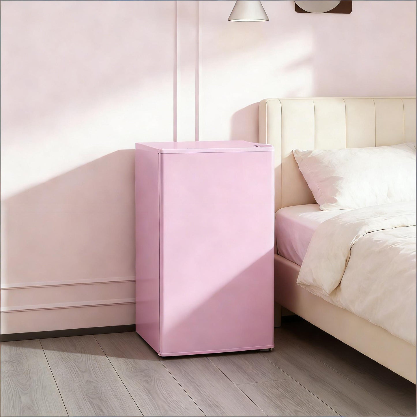 Pink Mini Fridge with Freezer | Compact Retro Refrigerator for Dorm & Bedroom - 1st Choice Furniture Direct