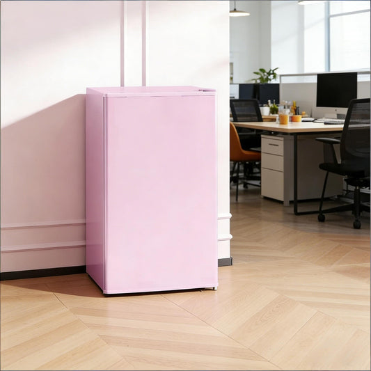 Pink Mini Fridge with Freezer | Compact Retro Refrigerator for Dorm & Bedroom - 1st Choice Furniture Direct