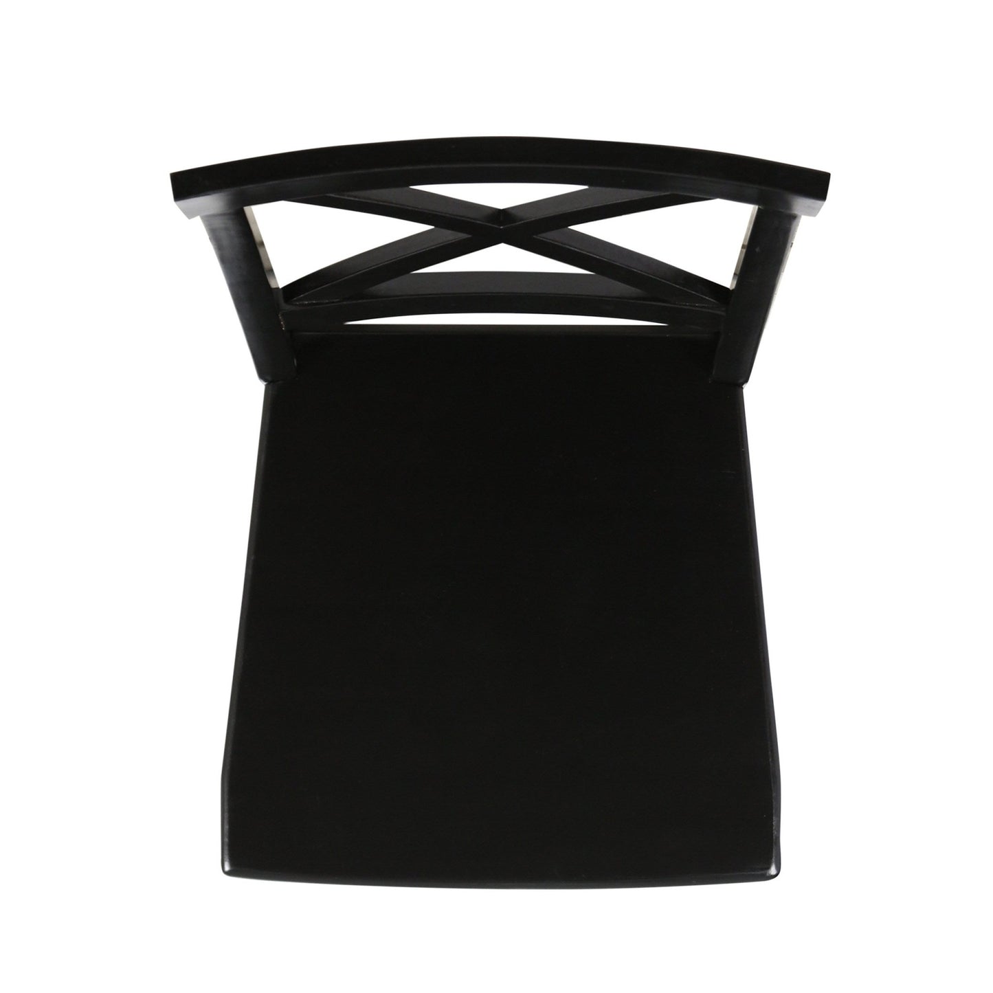 Plethora Dining Chair with X-Shaped Back, Set of 2, Black - 1st Choice Furniture Direct