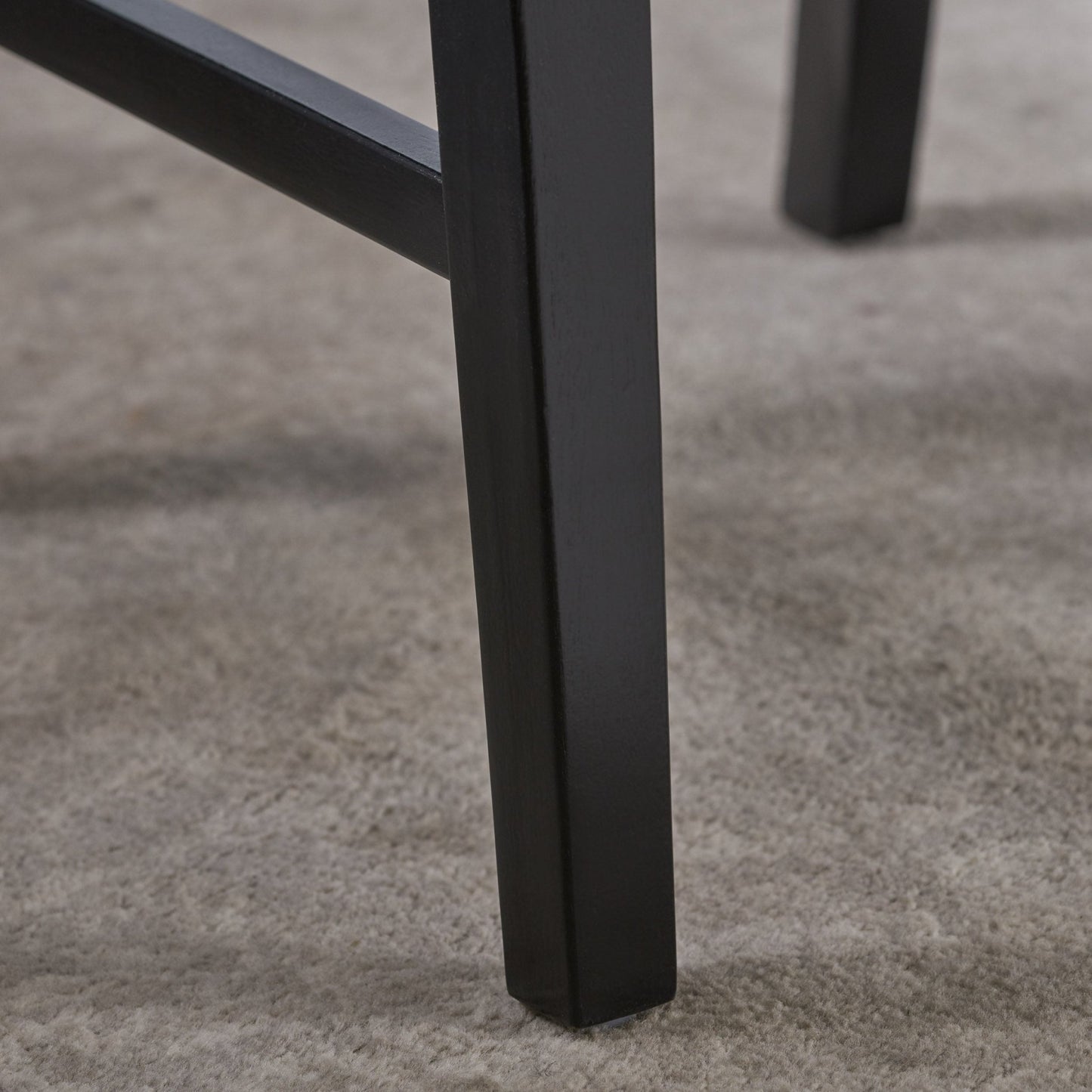 Plethora Dining Chair with X-Shaped Back, Set of 2, Black - 1st Choice Furniture Direct