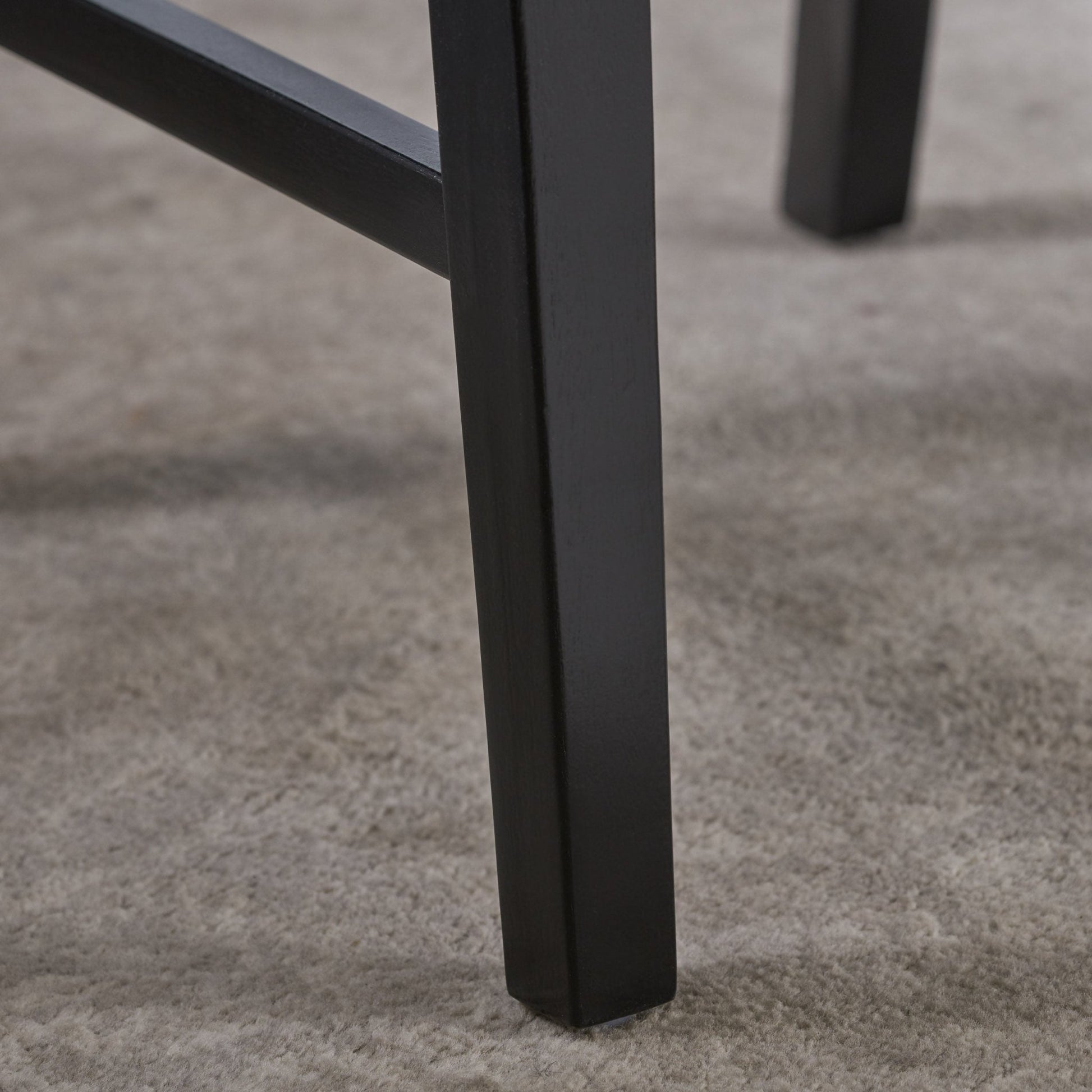 Plethora Dining Chair with X-Shaped Back, Set of 2, Black - 1st Choice Furniture Direct