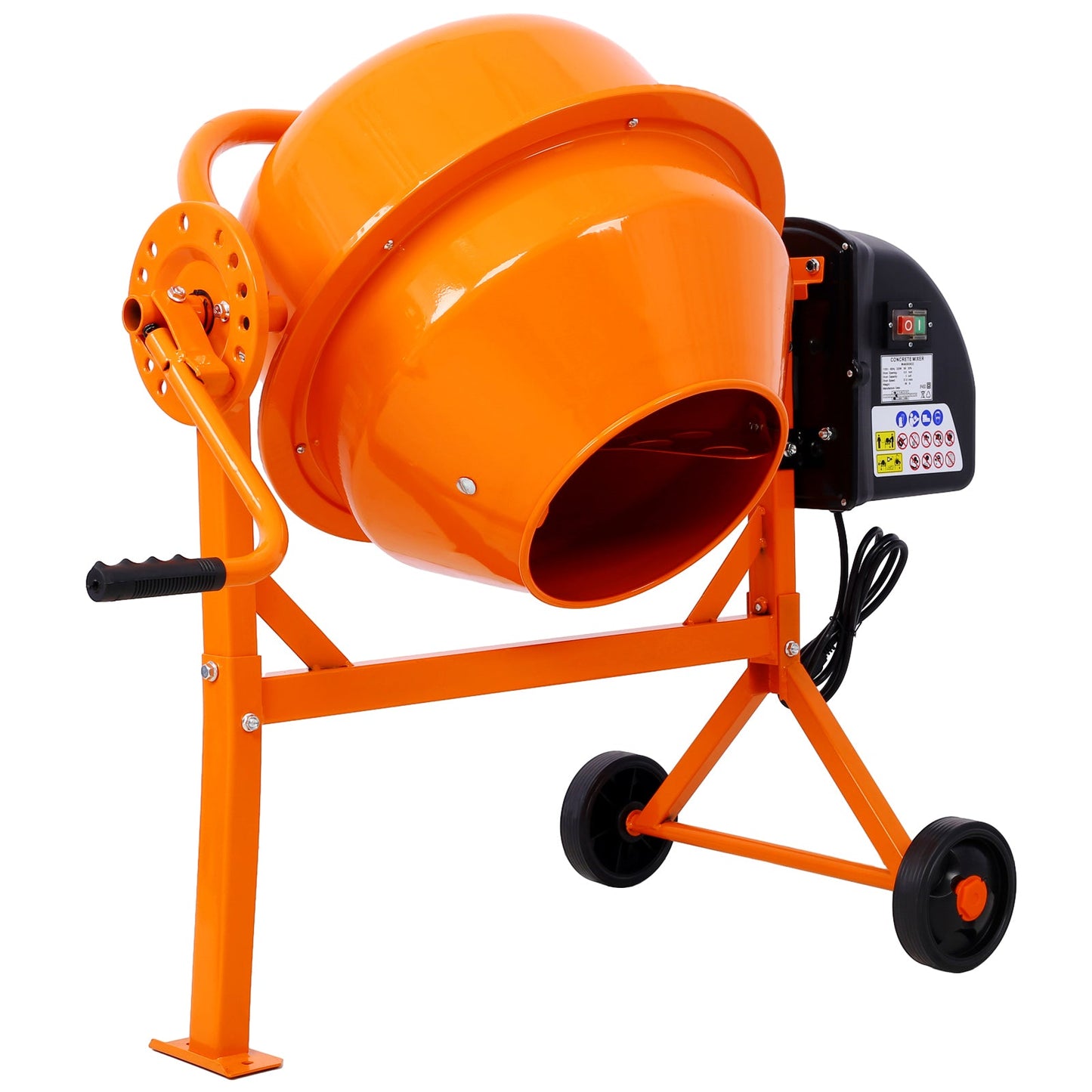 Portable Electric Concrete Mixer 3 Cu Ft Cement Mixer - 1st Choice Furniture Direct