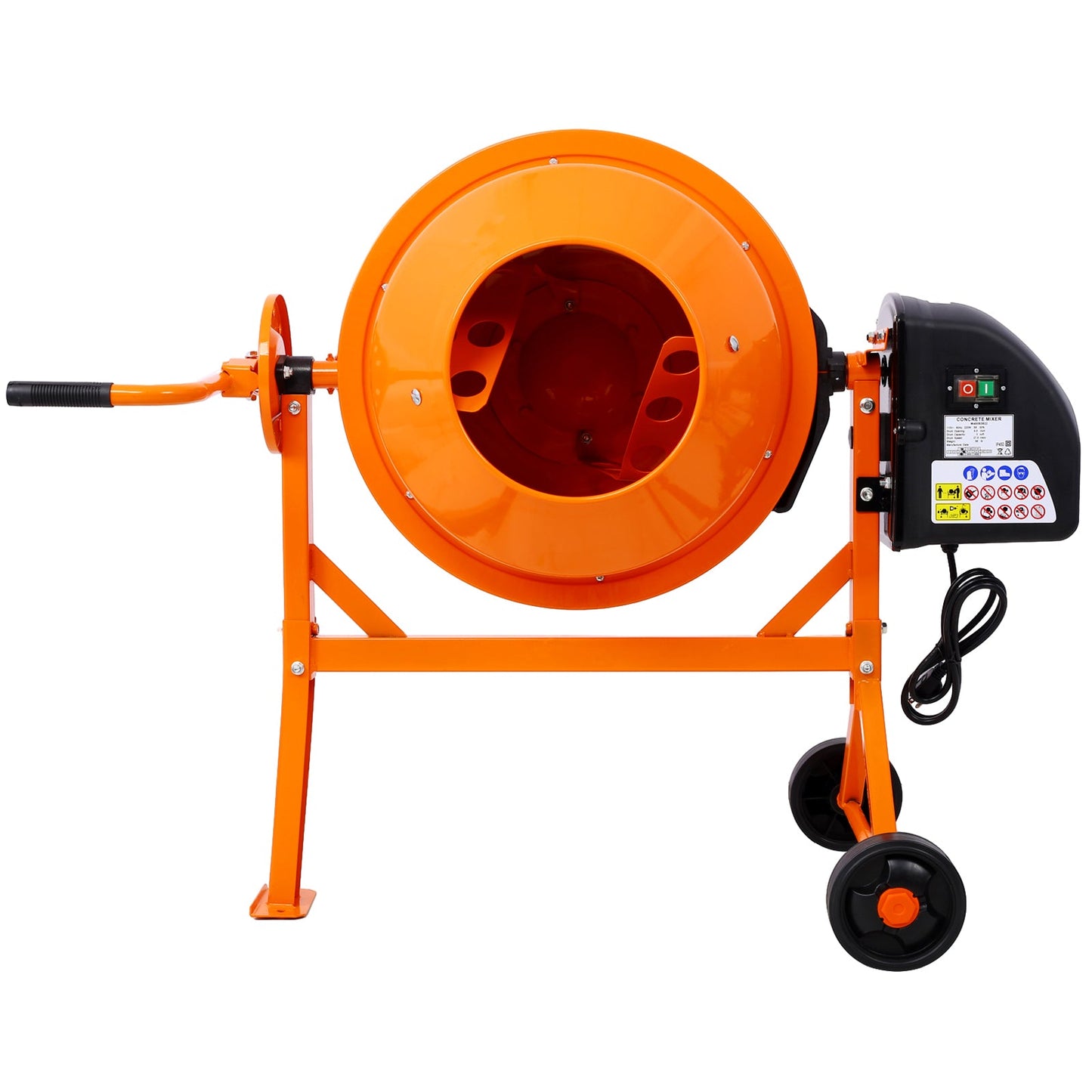 Portable Electric Concrete Mixer 3 Cu Ft Cement Mixer - 1st Choice Furniture Direct