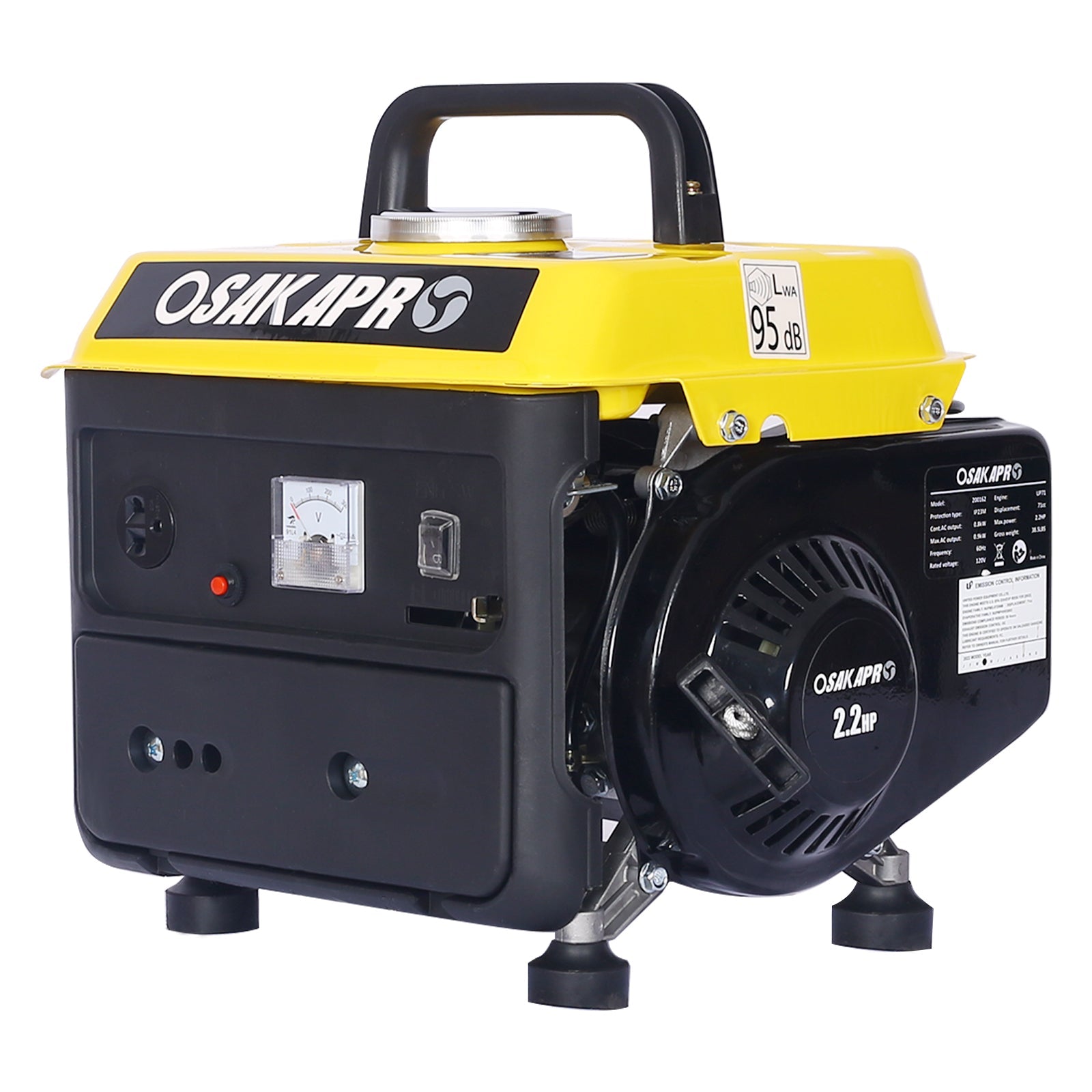 Portable Generator, Outdoor generator Low Noise, Gas Powered Generator,Generators for Home Use - 1st Choice Furniture Direct