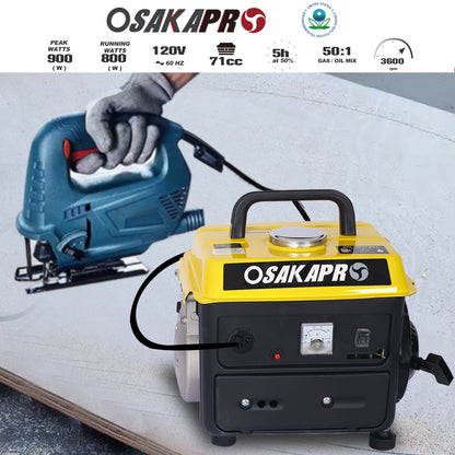 Portable Generator, Outdoor generator Low Noise, Gas Powered Generator,Generators for Home Use - 1st Choice Furniture Direct