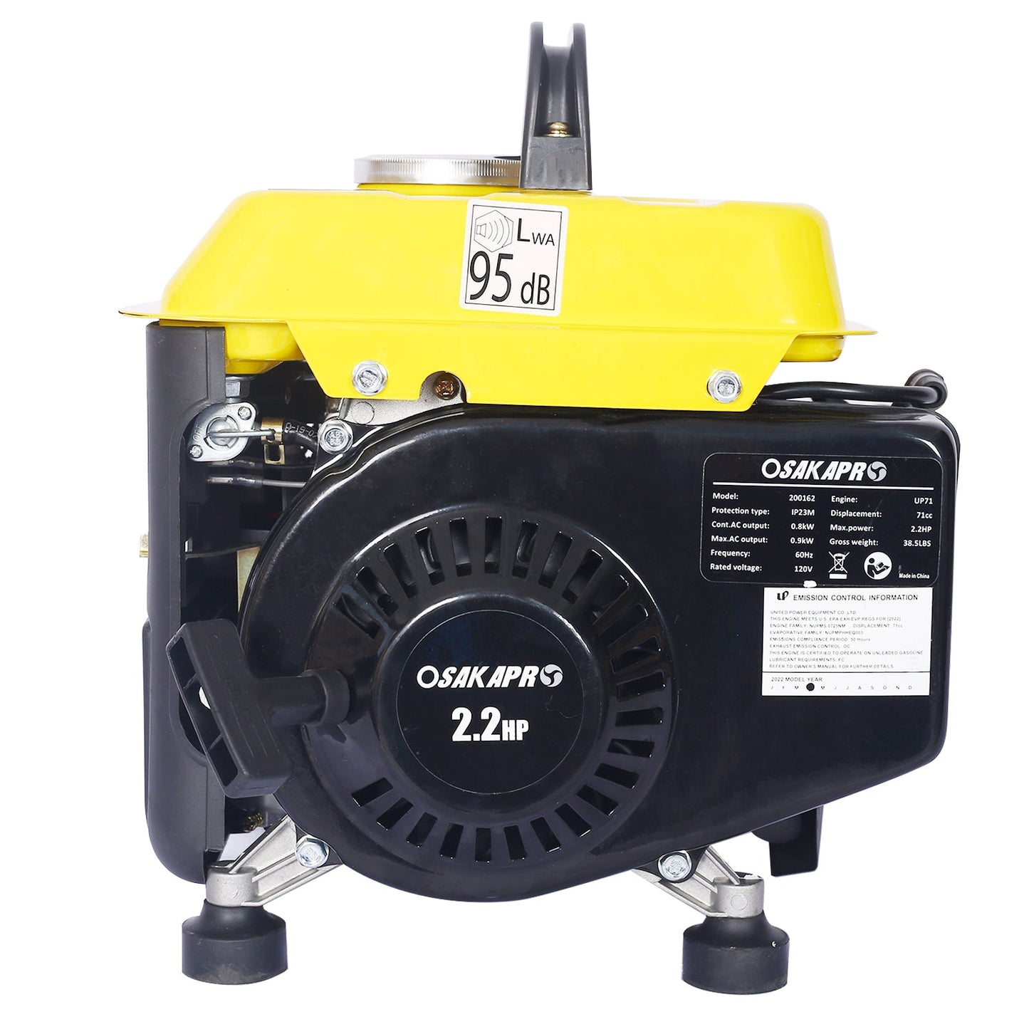 Portable Generator, Outdoor generator Low Noise, Gas Powered Generator,Generators for Home Use - 1st Choice Furniture Direct