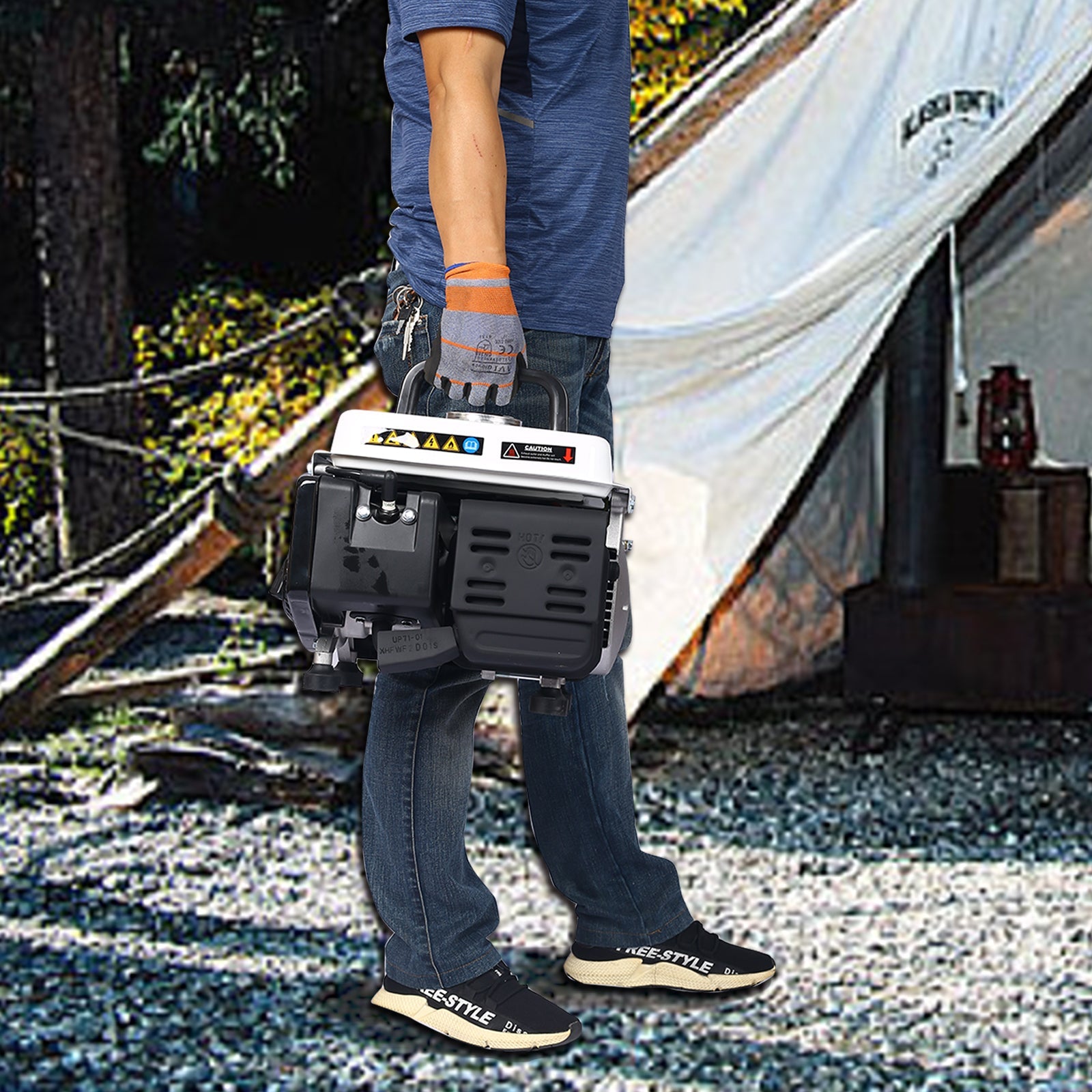 Portable Generator, Outdoor generator Low Noise, Gas Powered Generator,Generators for Home Use EPA Compliant - 1st Choice Furniture Direct