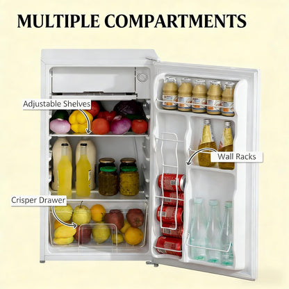 Portable Mechanical Thermostat,Small Refrigerator,Mini Fridge, - 1st Choice Furniture Direct