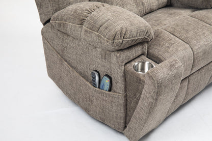 Power Lift Recliner Chair for Big and Tall Seniors: Lay Flat Lift Chair with Heat and Massage, Reclining to 180, 4 OKIN Motors, Adjustable Headrest and Lumbar - 1st Choice Furniture Direct