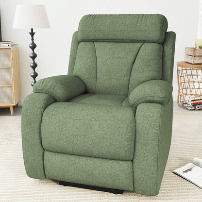 Power Lift Recliner for Elderly, Heavy Duty Lift Chair Recliners for Small Spaces, Electric Recliner Chairs for Seniors, Remote Control, Adjustable, Side Pocket (Dark Green+ Snowflake Velvet) - 1st Choice Furniture Direct