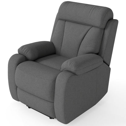 Power Lift Recliner for Elderly, Lift Chair Recliners for Small Spaces, Electric Recliner Chairs for Seniors, Remote Control, Adjustable, Side Pocket (Dark Gray+ Snowflake Velvet) - 1st Choice Furniture Direct
