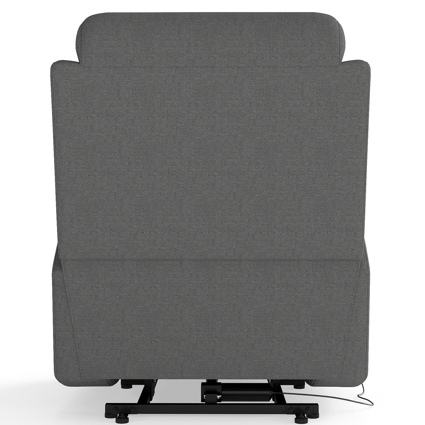 Power Lift Recliner for Elderly, Lift Chair Recliners for Small Spaces, Electric Recliner Chairs for Seniors, Remote Control, Adjustable, Side Pocket (Dark Gray+ Snowflake Velvet) - 1st Choice Furniture Direct