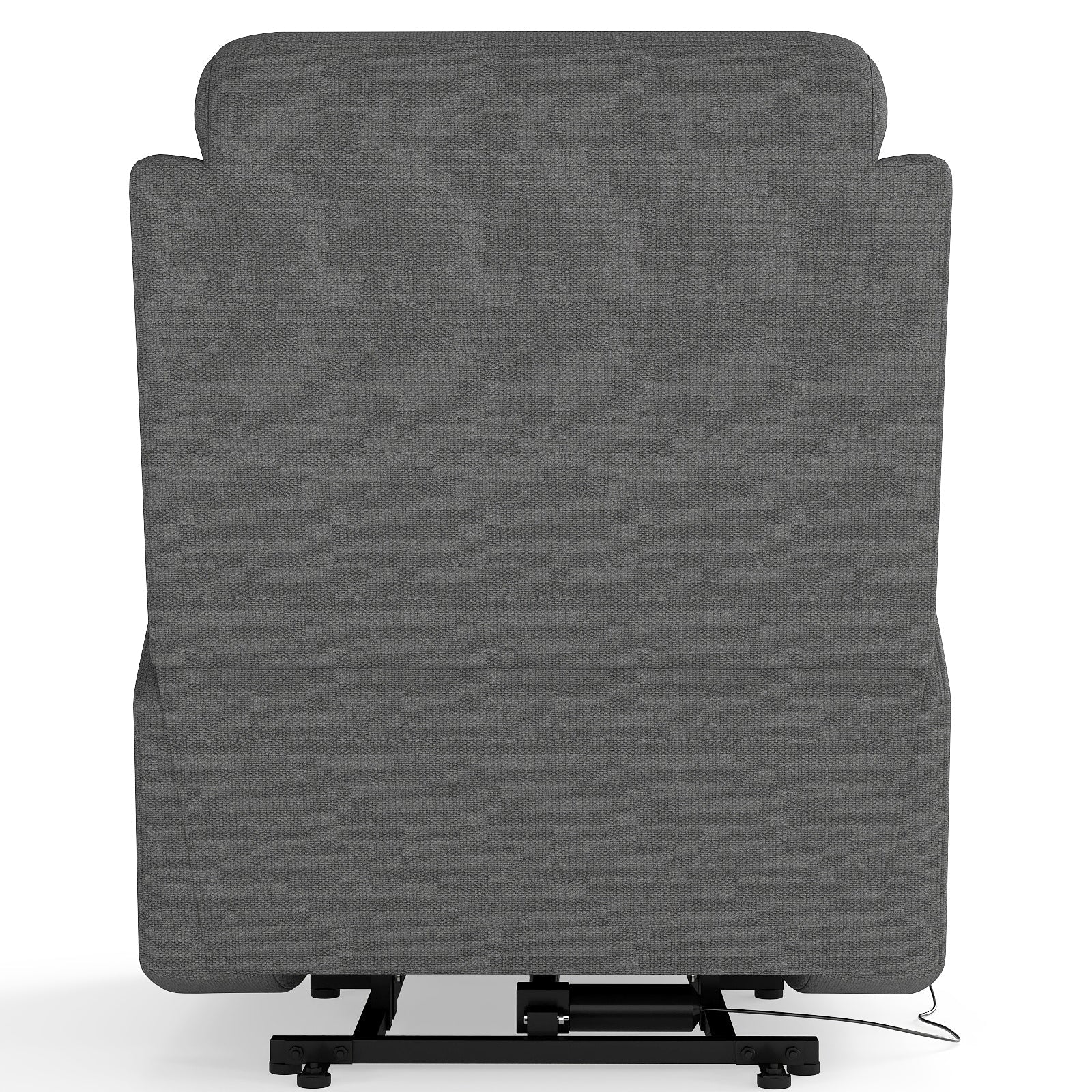 Power Lift Recliner for Elderly, Lift Chair Recliners for Small Spaces, Electric Recliner Chairs for Seniors, Remote Control, Adjustable, Side Pocket (Dark Gray+ Snowflake Velvet) - 1st Choice Furniture Direct