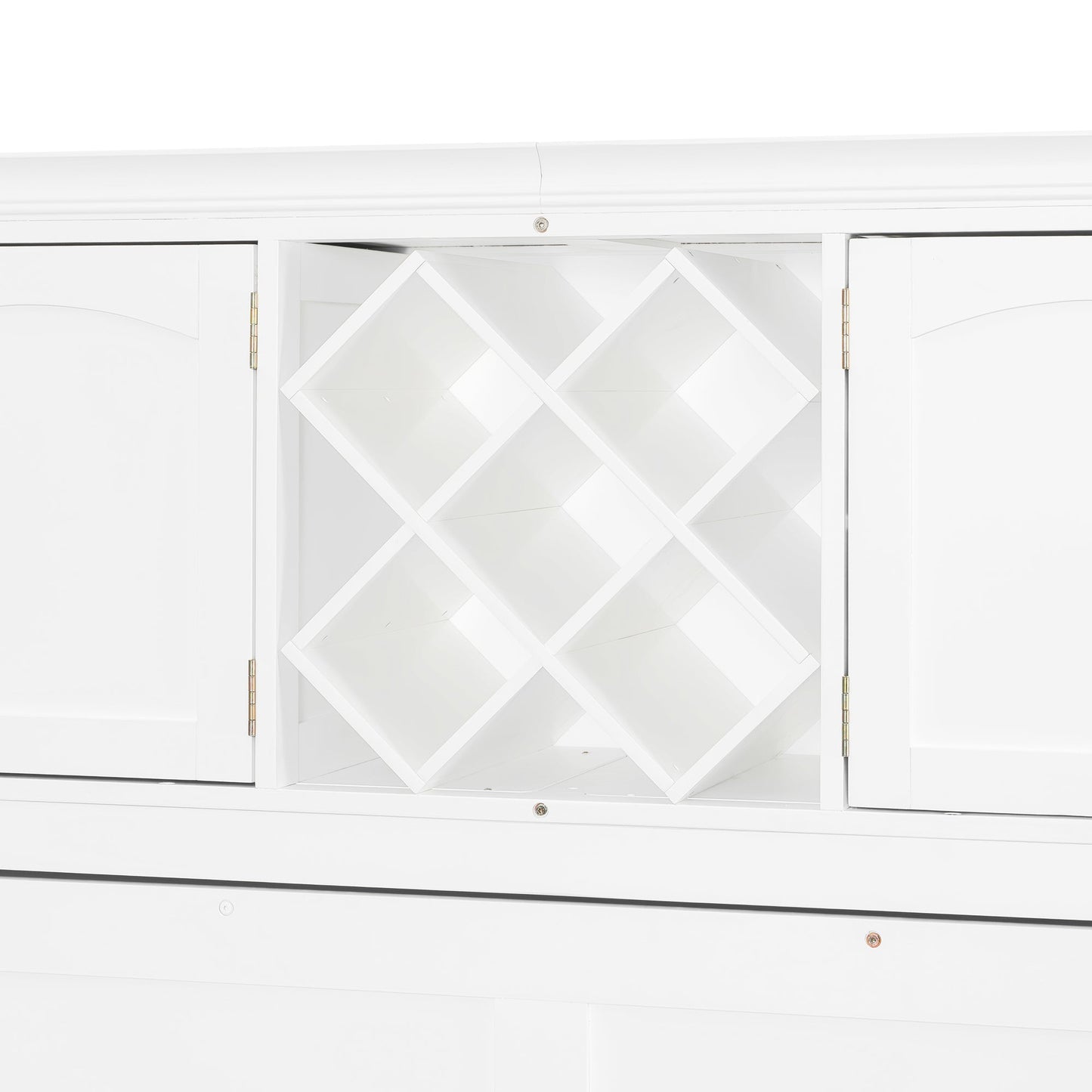 Queen Murphy Bed Cabinet with Storage | Space Saving Wall Bed in White - 1st Choice Furniture Direct