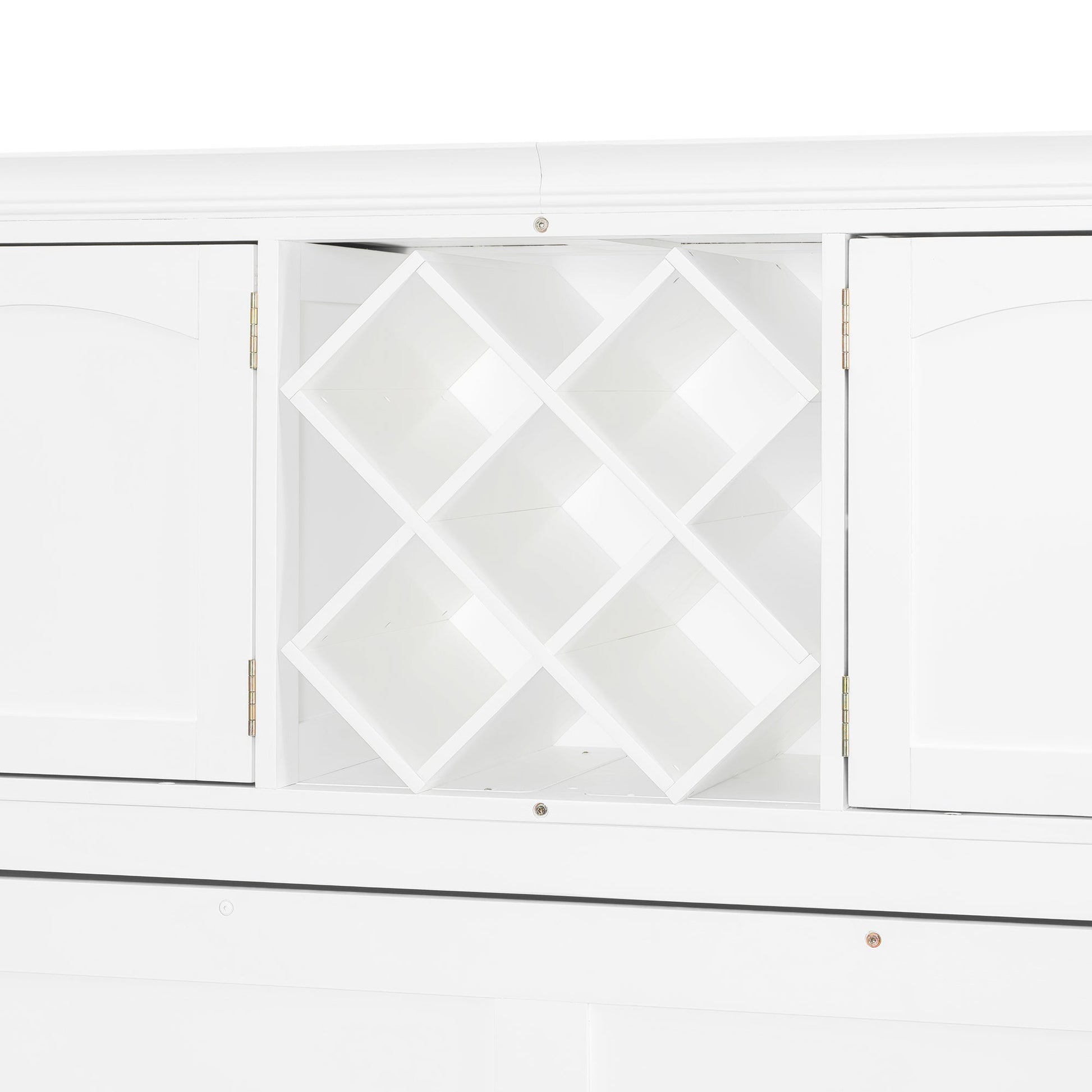 Queen Murphy Bed Cabinet with Storage | Space Saving Wall Bed in White - 1st Choice Furniture Direct