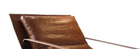 Quoba Cocoa Top Grain Leather Accent Chair - 1st Choice Furniture Direct