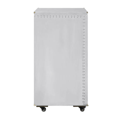 Raini Aluminum Wine Cabinet - 1st Choice Furniture Direct