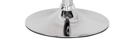Rania Clear & Chrome Finish Adjustable Stool W/Swivel - 1st Choice Furniture Direct