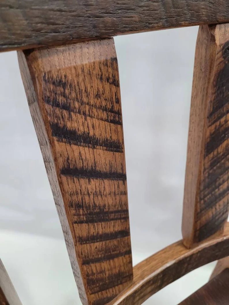 Reclaimed Barn Wood Office Chair – Handmade Rustic Solid Wood Chair - 1st Choice Furniture Direct