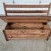 Reclaimed Barn Wood Storage Bench | Amish Handcrafted Entryway Bench with Lift - Top Storage - 1st Choice Furniture Direct
