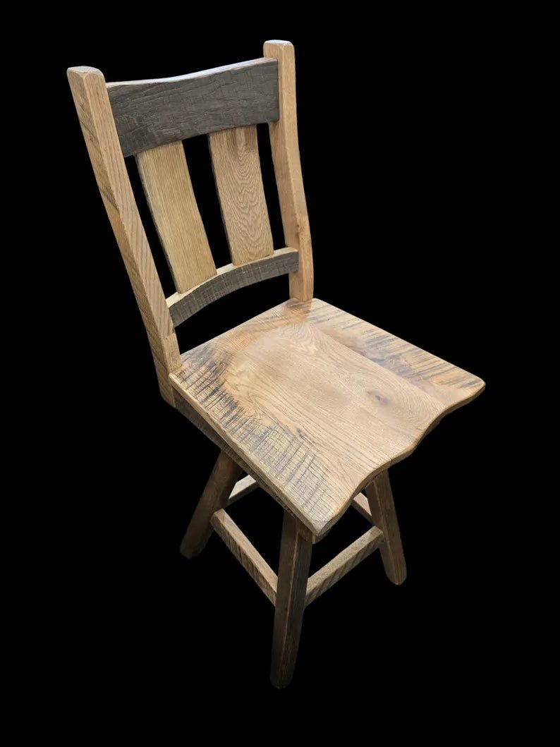 Reclaimed Barnwood Bar Set with 4 Stools – Rustic Farmhouse Bar Cabinet - 1st Choice Furniture Direct