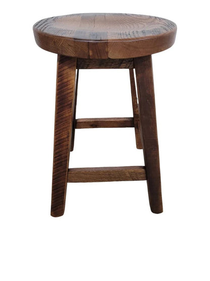 Reclaimed Barnwood Bar Stool | Rustic Handmade Counter Stool - 1st Choice Furniture Direct