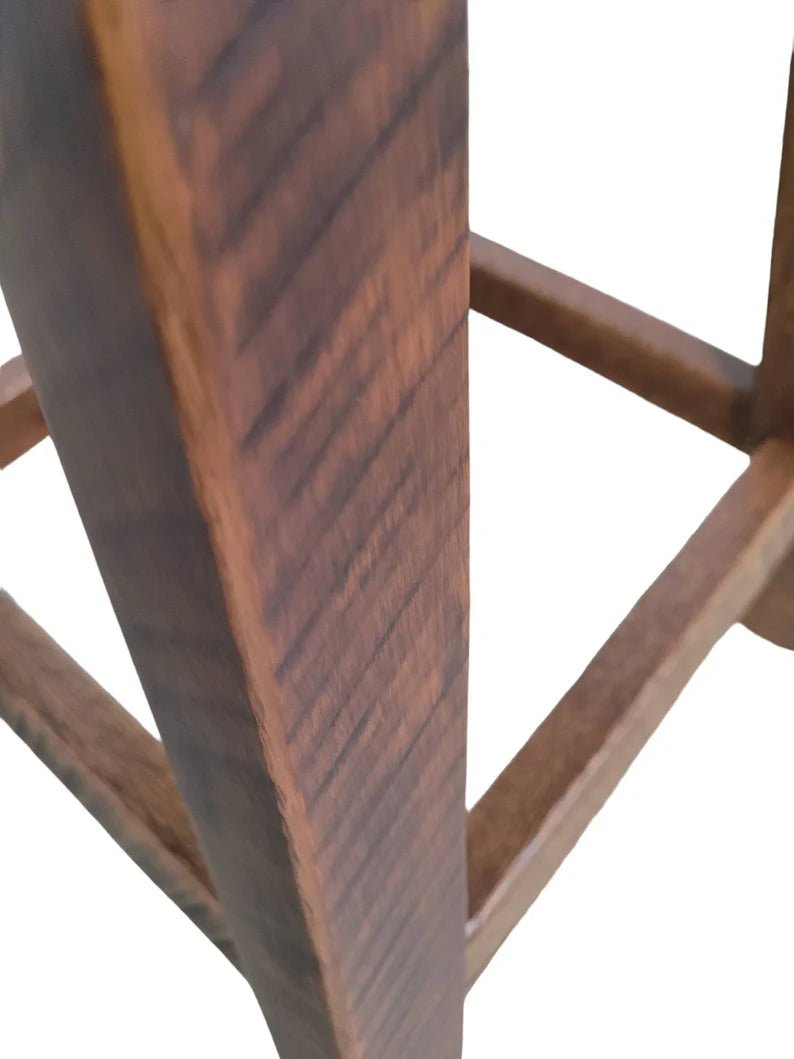 Reclaimed Barnwood Bar Stool | Rustic Handmade Counter Stool - 1st Choice Furniture Direct