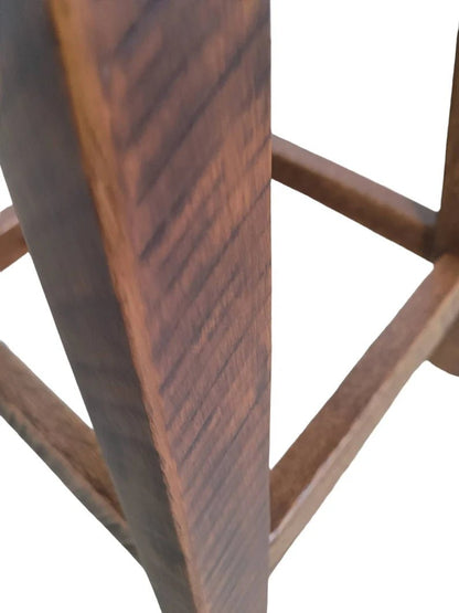 Reclaimed Barnwood Bar Stool | Rustic Handmade Counter Stool - 1st Choice Furniture Direct