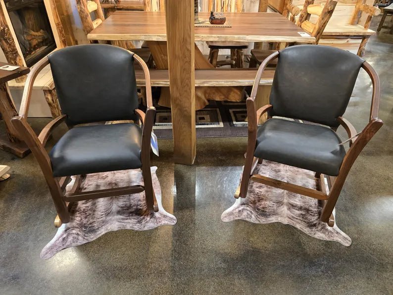 Reclaimed Barnwood Bar Stool – Rustic Walnut Handmade Farmhouse Stool - 1st Choice Furniture Direct