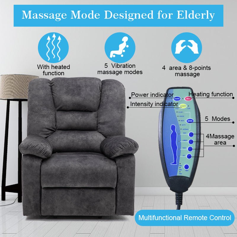 Recliners Lift Chair Relax Sofa Chair Livingroom Furniture Living Room Power Electric Reclining for Elderly - 1st Choice Furniture Direct