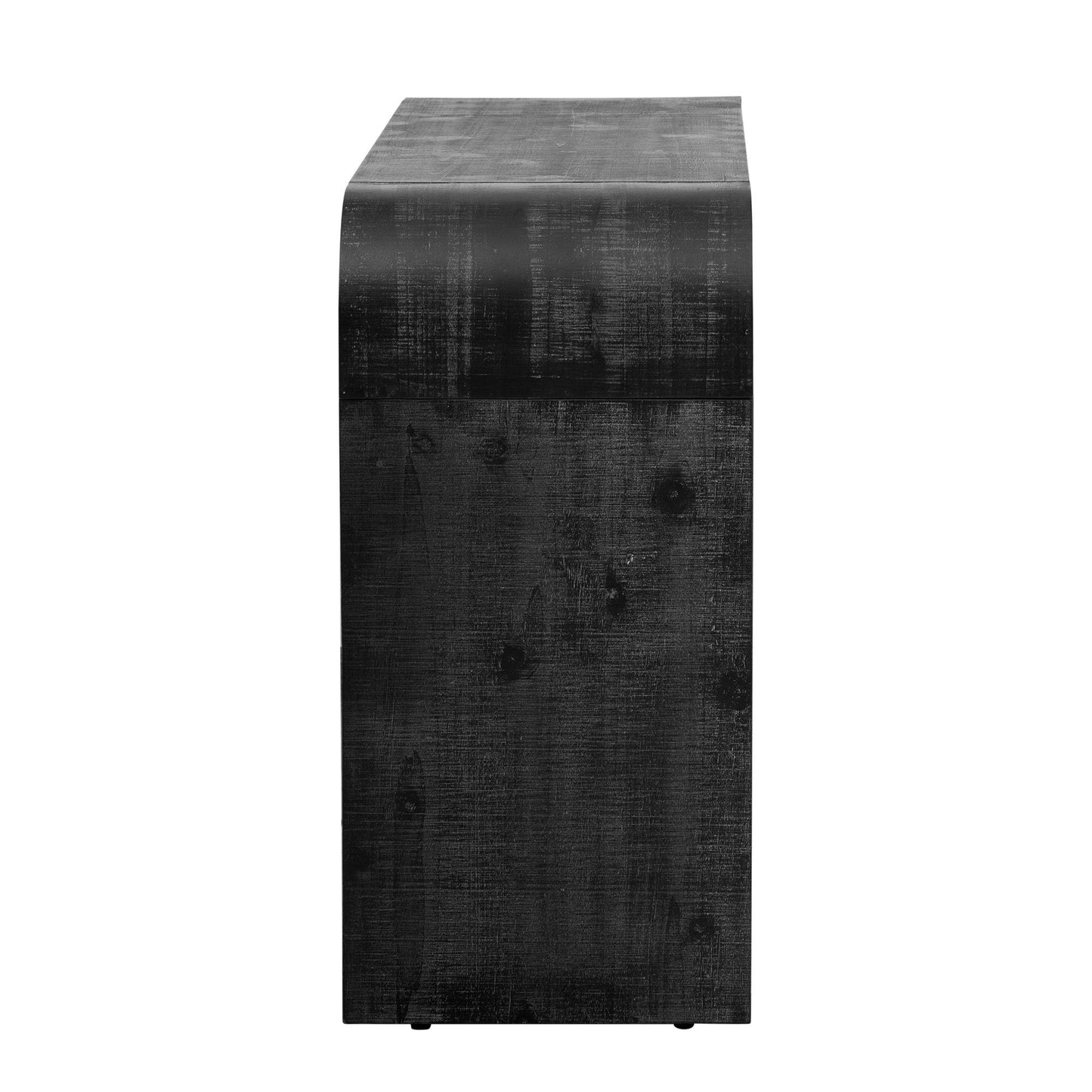 Retro Console Table with Drawers – Antique Black Entryway Table with Storage (59”) - 1st Choice Furniture Direct