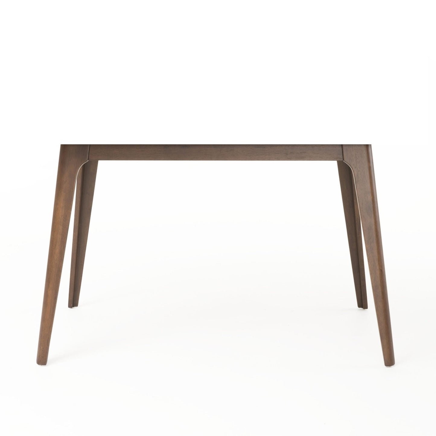 Retro - Elegant 5 - Piece Dining Set with Rubberwood Frame, Faux Wood Tabletop in Walnut and Light Gray, 1 Table 4 Chairs - 1st Choice Furniture Direct