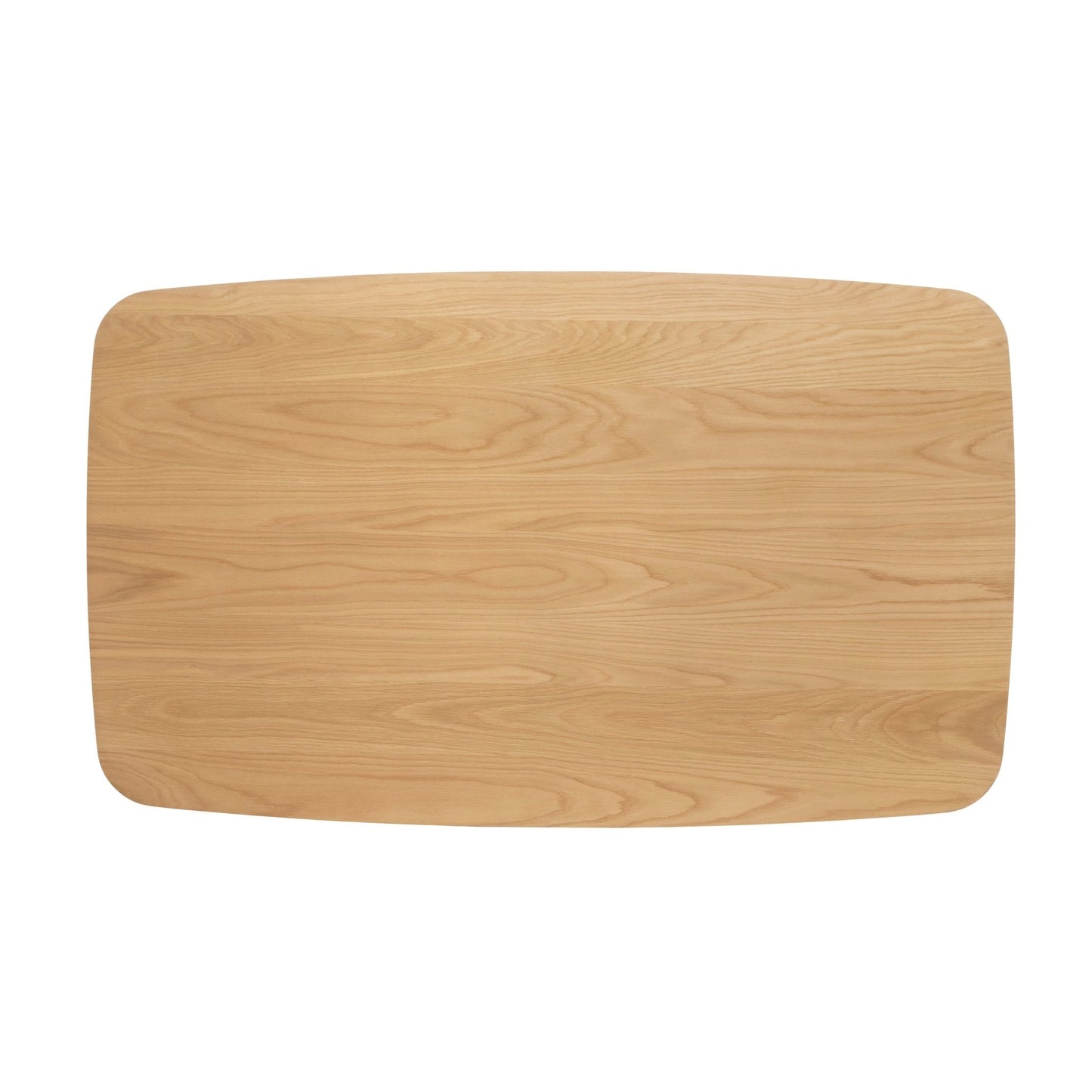 Retro Mid-Century Dining Table with Faux Wood Top and Natural Solid Wood Legs, 59-inch - 1st Choice Furniture Direct