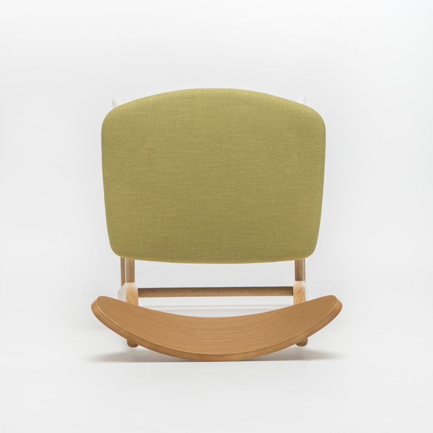 Retro - Modern Counter Height Chair Set with Cushioned Seats, Green Fabric, Rubberwood Frame, 36 Inch - 1st Choice Furniture Direct