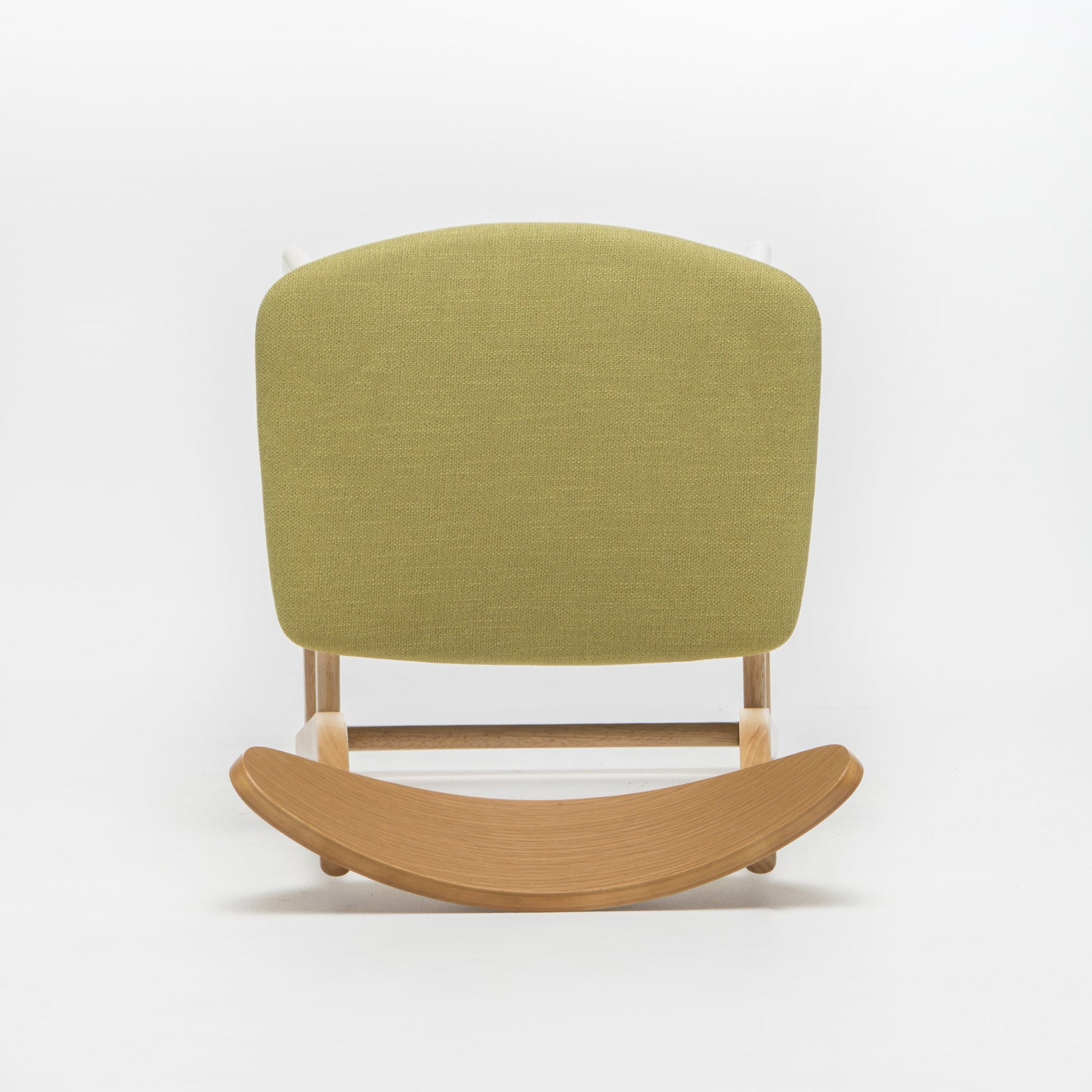 Retro - Modern Counter Height Chair Set with Cushioned Seats, Green Fabric, Rubberwood Frame, 36 Inch - 1st Choice Furniture Direct