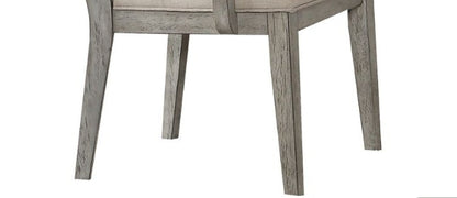 Rocky Fabric & Gray Oak Finish Arm Chair (Set of 2) - 1st Choice Furniture Direct