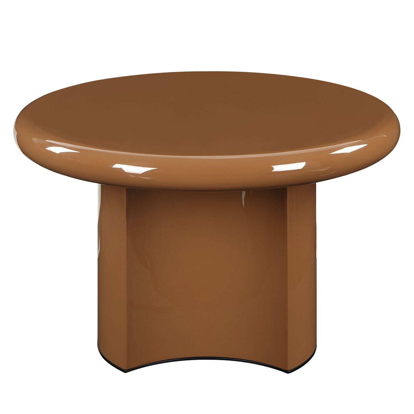 Ronald Brown High Gloss End Table - 1st Choice Furniture Direct